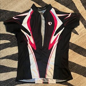 Pearl Izumi Pink / White/ Black Cycling Top
